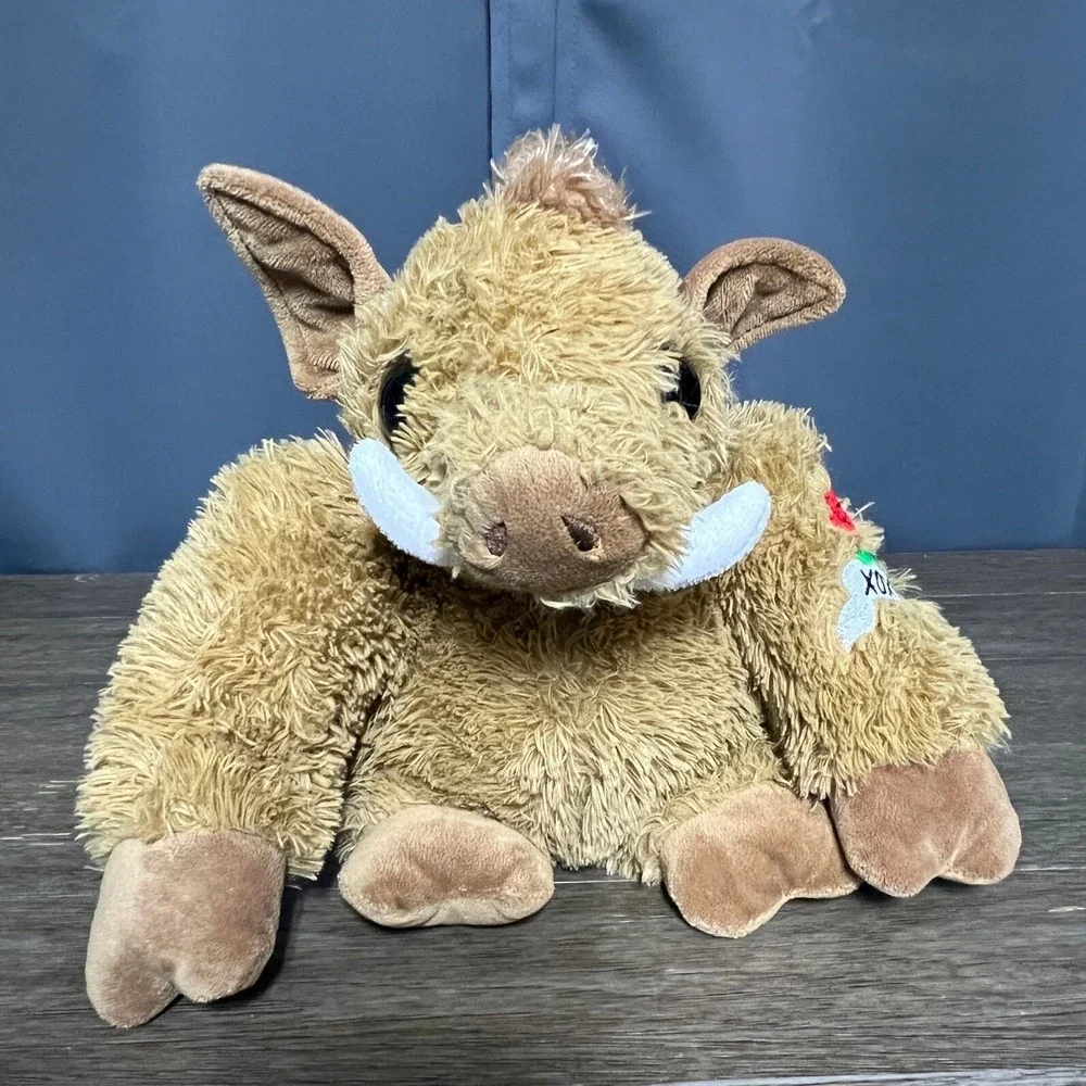 Dan Dee Collector's Choice Hog Wild Boar Plush Stuffed‎ Animal Toy Rose XOXO 10